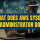 What Does AWS SysOps Administrator Do?